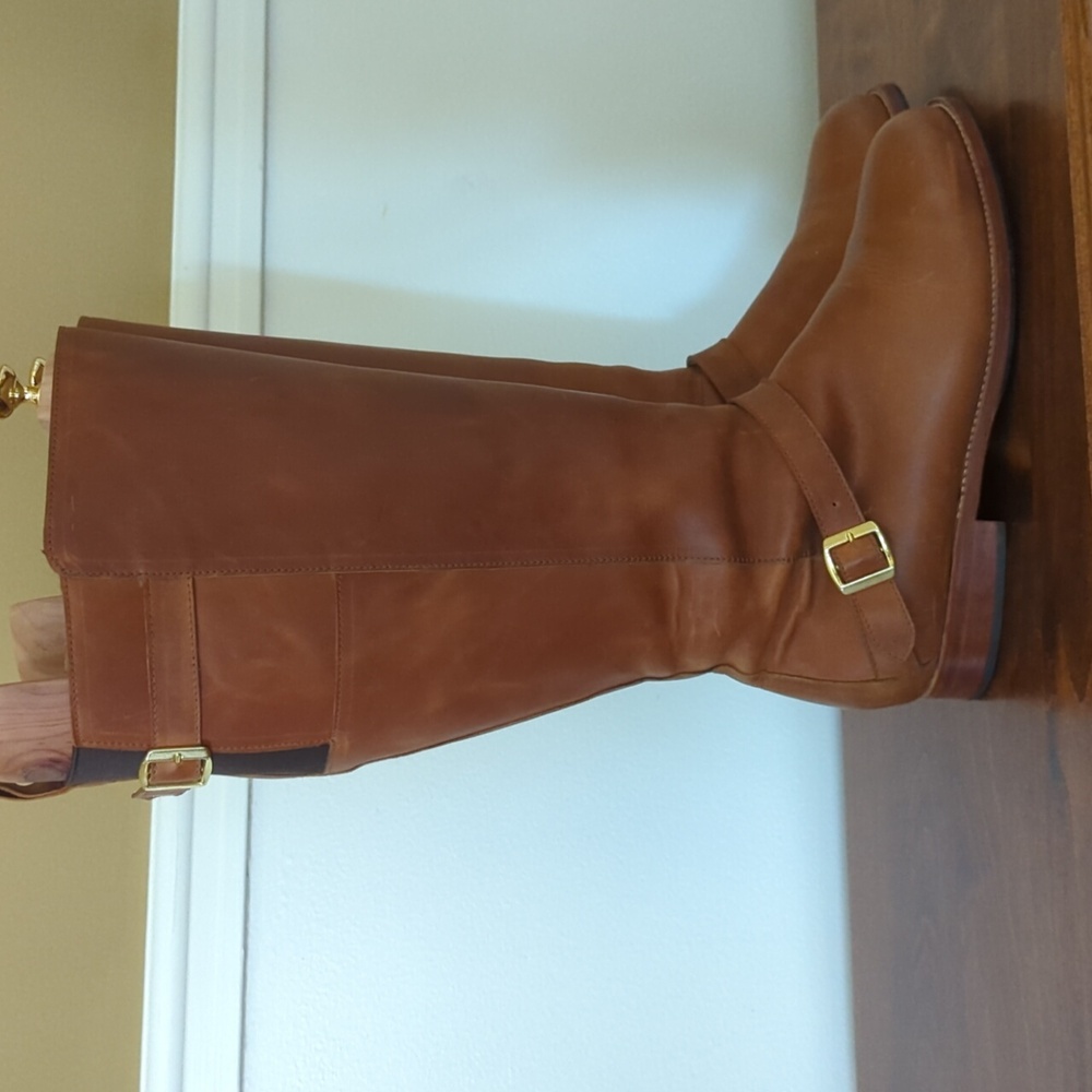 Wide calf riding boots